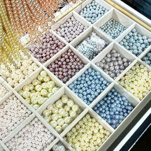 5818 Chất Lượng Tốt K5 No-Peel-Off 2-16Mm Nửa Khoan Bông Tai Giả Thủy Tinh Ngọc Trai Vòng Lỏng Ngọc Trai Hạt - Product Image 1