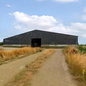 Estructura de acero industrial prefabricada, casa de granja avícola personalizada, casas de cría de ganado, cobertizo para vacas, establo para ganado, puesto de bueyes - Product Image 1