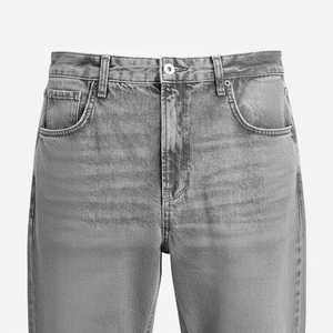 กางเกงยีนส์ผ้าถักสำหรับผู้ชายขนาดใหญ่สไตล์ลำลองผ้านุ่มสบาย - Product Image 1