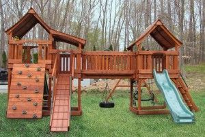 Glissière en plastique de qualité supérieure avec cadre en bois pour terrains de jeux de villa - Product Image 4