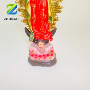 Statua Decorativa della Madonna di Guadalupe, Pezzo Decorativo Sacro Perfetto per Regalare o Tenere per la Propria Conservazione - Product Image 6