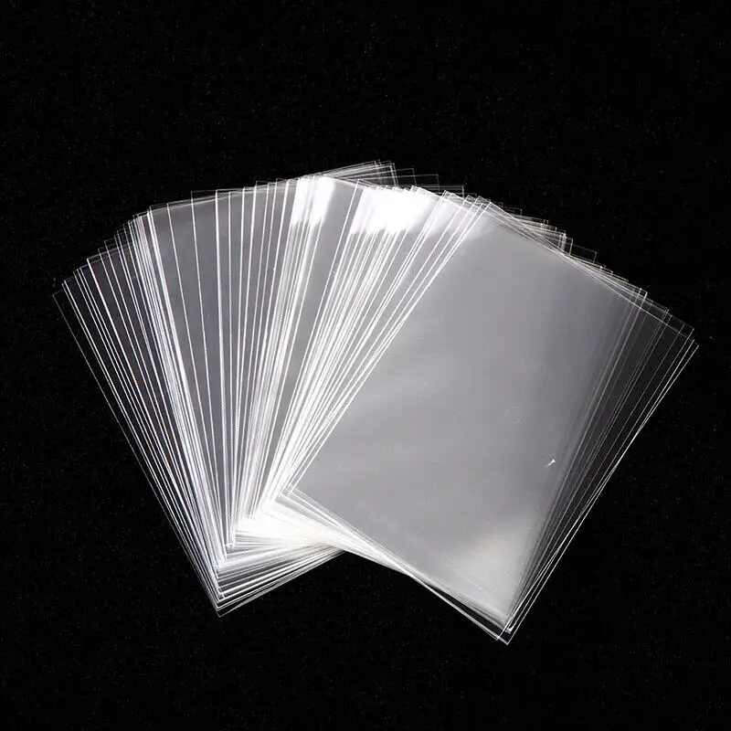 Protecteur de carte photo de taille japonaise, 100 pièces, pochette transparente de carte d'affichage de jeu pour cartes pokémon