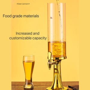 Distributeur de <span class=keywords><strong>bière</strong></span> portable moderne en plastique 3L, alimenté à l'énergie solaire, écologique, de qualité alimentaire, refroidi par glace, pour hôtels et buffets - Product Image 6
