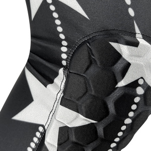 Genouillères de compression personnalisées YOUNGSON pour le basketball, genouillères antidérapantes en nid d'abeille pour les jeunes, les enfants et les garçons - Product Image 5