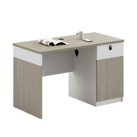 Bureau d'ordinateur moderne en bois, mobilier de direction de luxe pour PDG, ensemble de bureaux pour salle, personnalisation en usine, vente en gros