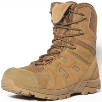 Bottes tactiques légères pour hommes, bottes respirantes adaptées au travail et aux motos.