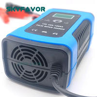 Cargador de Batería Inteligente Automático de Fábrica 12V 6A, Cargador de Batería Automático de 12 Voltios para Baterías AGM de Plomo-Ácido con Reparación por Pulsos
