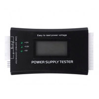 Écran LCD numérique Ordinateur PC Testeur d'alimentation LCD 20/24 broches Vérification rapide de l'alimentation bancaire Mesure de la puissance Testeur de diagnostic Outil