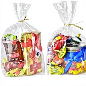 Sacs en plastique HDPE transparents pour pain, bonbons, sucre - Qualité alimentaire avec impression flexo pour emballage cadeau et conditionnement - Product Image 1
