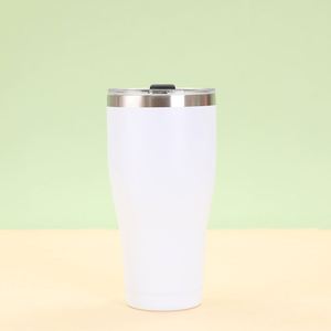 20oz Curved Tumbler Stainless Steel Vacuum Insulated <b>Double</b> <b>Wall</b> Mug with 2in1 Detachable Lid Thermal Hot - Product Image 2