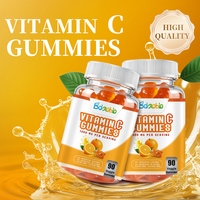 Fournisseur d'usine OEM, Marque Privée, Complément Alimentaire de Vitamine C de Qualité Alimentaire, Gommes de Vitamine C pour Adultes - Végétalien, Naturel, Faible en Gras