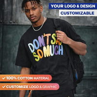 T-shirts personnalisés pour hommes en coton épais, style streetwear, fabricant de marques, tee-shirt graphique oversize, vêtements décontractés de haute qualité