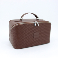 Pochette de toilette en cuir PU résistante à l'eau, sac de voyage, organiseur de produits de toilette, étui pour hommes et femmes, sac de toilette en cuir PU