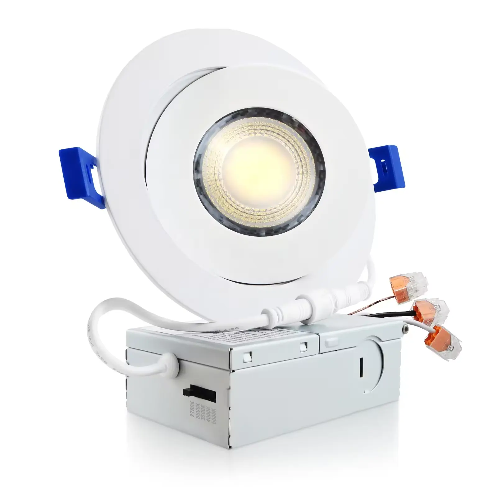 ETL COB LED Iluminação embutida 3 polegadas 4 polegadas 6 polegadas pode luzes reguláveis Downlight IC avaliado hermético EUA Canadá venda quente
