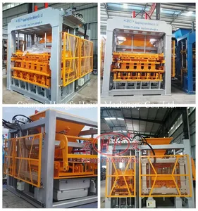 QT12-15F Machine Brick Lay Making Brick Machine Sawdust Brick Making Machine