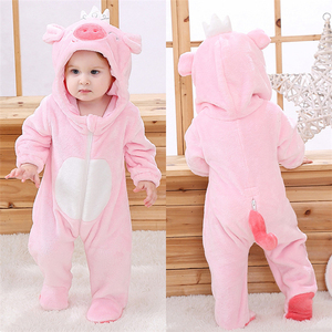 De lana de invierno traje de bebé ropa de bebé recién nacido mameluco Animal ropa de bebé - Product Image 2