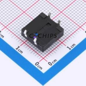 TSA12111-060B612BA Tactile Switch Through hole-4P,11.7x11.5mm Switch Single Pole Single Throw Round Button 3.8N 11.7mm - Product Image 2