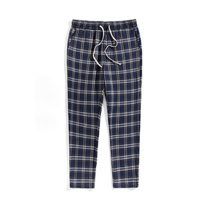 Soft Bamboo Cotton <strong>Pyjama</strong> <strong>Pants</strong> Casual Custom <strong>Men's</strong> Knitted Waffle Embroidered Sleepwear <strong>Pants</strong> - Product Image 5