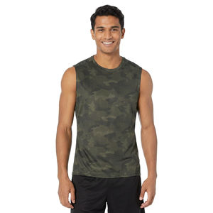 Prix de gros 2026 Débardeur de sport pour homme, décontracté, streetwear, pour la gym, sans manches, été - Product Image 1