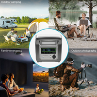 Remises sur les commandes en gros : Station d'alimentation portable 12,8 V 86 Ah 1100 Wh avec Bluetooth et Wi-Fi, 2400 W, alimentation de secours