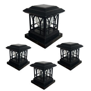 <b>Solar</b> <b>Light</b> Outdoor LED <b>Post</b> Deck Cap <b>Fence</b> Landscape Lamp Waterproof Garden Gate <b>Solar</b> Powered Lamp Decoration <b>Solar</b> <b>Post</b> <b>Light</b> - Product Image 1