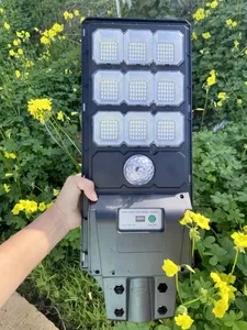 Solar-Straßenbeleuchtung wasserdicht p67 200 w 300 w 400 w Solarlampen für Außenbereich Led-Leuchte Zuhause Hof beleuchtung Bewegungsmelder Straßenbeleuchtung