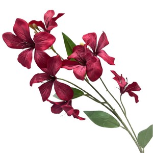 Orchidée artificielle Secret Garden à 7 têtes, fleurs en soie, décorations de mariage - Product Image 1