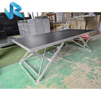 Scène de concert pliable en aluminium en forme de X pour les structures de scène de théâtre