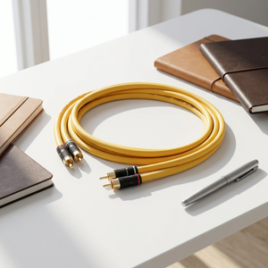 Cable de <span class=keywords><strong>Audio</strong></span> RCA con Blindaje Trenzado y Chapado en Oro Rasantek, Alta Pureza <span class=keywords><strong>HIFI</strong></span> para Altavoces de Cine en Casa y Monitores Premium - Product Image 5