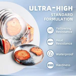 Ofício Resina Epoxy Resina Crystal Clear endurecedor para DIY Art Mold Fundição Jóias Fazendo Coasters Table Top Countertop Revestimento - Product Image 3