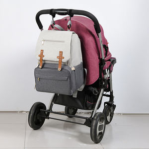 Tas popok multifungsi, tas ransel Laptop kapasitas besar dengan bantalan udara dekompresi dan Port USB - Product Image 5