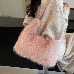 Bolso de Mano Tipo Lonchera para Mujer, Diseño Elegante y Moderno 2025, con Cierre, Felpa de Alta Gama, Forro de Poliéster - Product Image 3