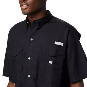 Camiseta personalizada con capucha y botones, camuflaje Guatemala, microfibra de poliéster, camisa de pesca con botones. - Product Image 5