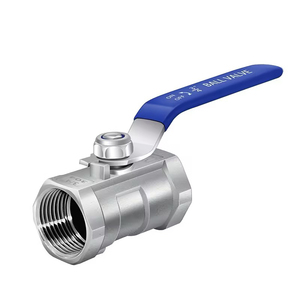 Vannes à bille en acier inoxydable 1 et 2 voies avec filetage mâle et femelle, commande manuelle, adaptées aux milieux eau et huile - Product Image 3