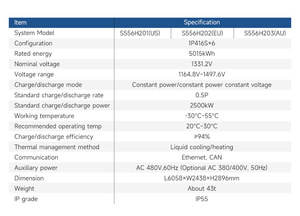 EVE S556H201 628AH Battery Solar Power Station Container 5MWH <b>Energy</b> <b>Storage</b> <b>System</b> Container - Product Image 2