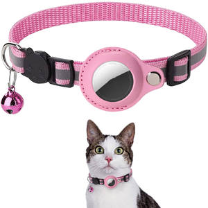 Collar Antipérdida para Gatos con Soporte para <span class=keywords><strong>AirTag</strong></span>, Collar Reflectante de Nailon para Gatitos con Hebilla de Liberación Rápida - Product Image 3