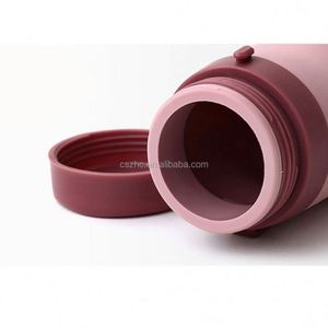Sports Outdoor Cycling Folding Water Cup Kettle 600ml Collapsible Gel Silicone <b>Bottle</b> - Product Image 4