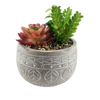 OEM Vente en gros Mini pots de fleurs d'intérieur succulentes artificielles modernes Nouveaux produits bon marché Support d'intérieur de petite taille pour suspension à l'extérieur