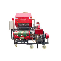 Enfouisseuse et emballatrice automatique de balles de foin diesel 9YDB-55, machine à ensiler et à emballer