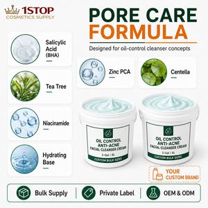 Label Herbal Shea Butter Petroleum Jelly Moisturizing Facial Cleanser Deep Pore Cleansing Oil Control Face Wash Production - Product Image 3