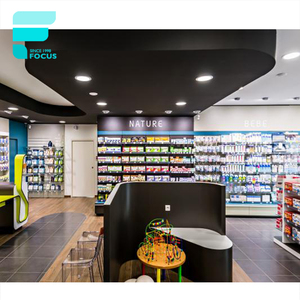 Kệ thuốc gỗ, nội thất cửa hàng thuốc, thiết kế hiện đại, quầy thuốc, đồ nội thất nhà thuốc - Product Image 6