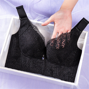 Sujetador con aros y cierre trasero para mujer de talla grande, copas <span class=keywords><strong>C</strong></span>, D, E, tallas 36, 38, 40, 42, 44, 46, 48, 80, para <span class=keywords><strong>busto</strong></span> grande - Product Image 6