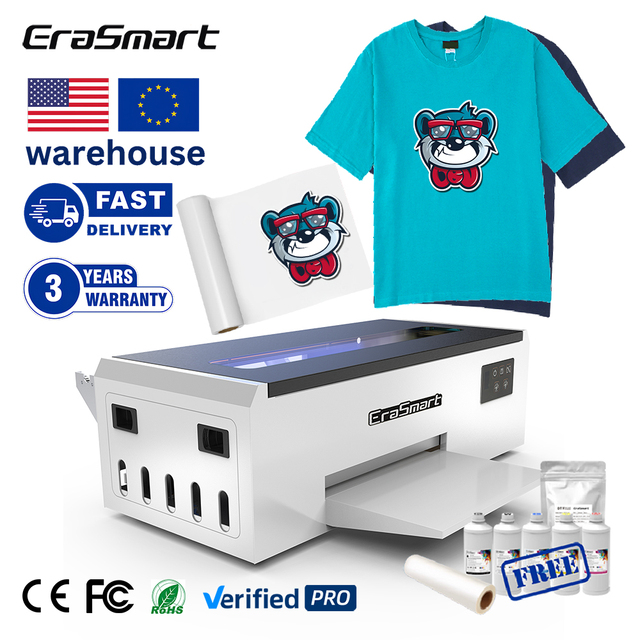 For Automatic Flex New Easy to Operate Digital Inkjet Printer L805 Head DTF T-shirt Printing Machine White Ink Portable