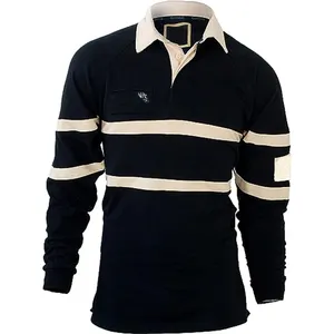 Yüksek kalite özelleştirilmiş sıradışı Vintage Rugby gömlek forması Rugby Jumper
