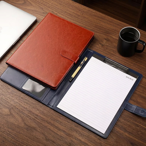 CCH Customized multi-functional business <b>folder</b> <b>A4</b> leather magnetic contract <b>folder</b> - Product Image 1