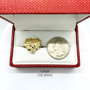 Anello da Uomo Duyizhao Hip Hop Personalizzato di Alta Qualità, Placcato in Oro 14K, Design a Cuore - Product Image 5