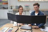 Nuevo Extensor de Pantalla Táctil para Laptop con un Solo Cable, Pantalla Triple de 15.6 Pulgadas, Resolución 1080p, Monitor Portátil de Viaje para Laptops de 13-17.3 Pulgadas