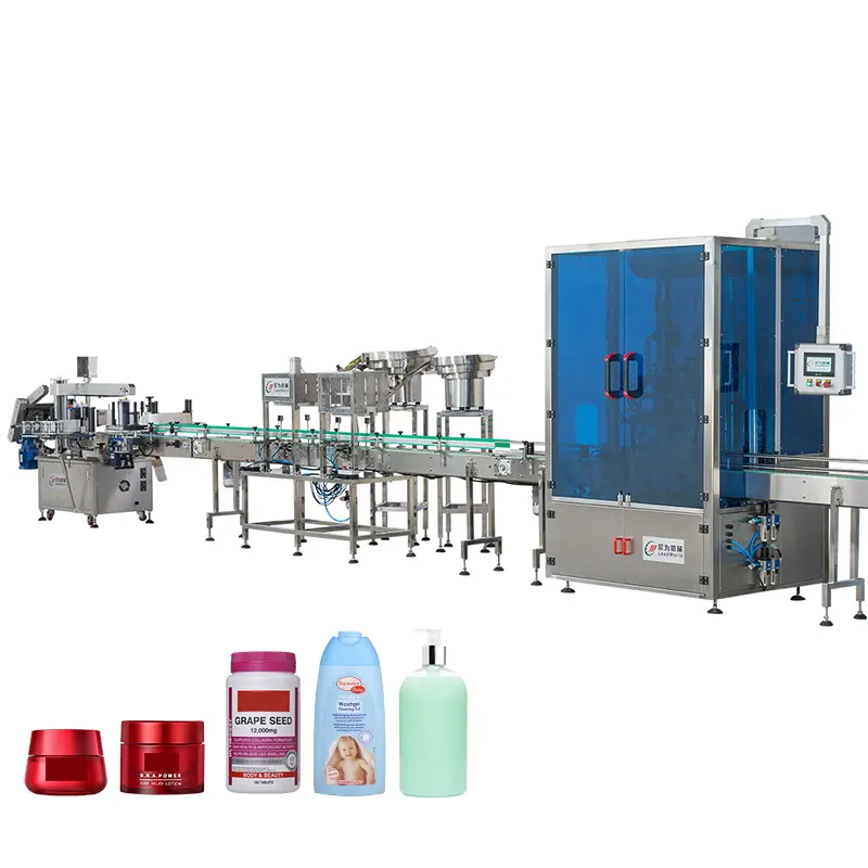 LeadWorld Daily Chemical Shampoo Detergent Linear Filling Packaging Machine Viscous Liquid Bottling Line