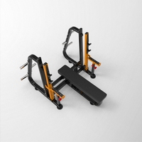Nuevo Banco Plano Estable para Ejercicios de Pecho y Sentadillas con Barra de Acero Ajustable para Entrenamiento de Fuerza, Directo de Fábrica