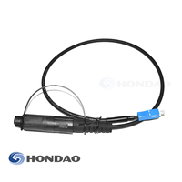 Cable de Conexión de Fibra Óptica SC/APC para Exteriores FTTA, Cable de Conexión Preterminado FTTH para Redes de Telecomunicaciones